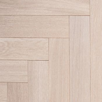 Aqua White Herringbone